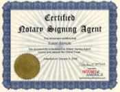 NOA Certificate